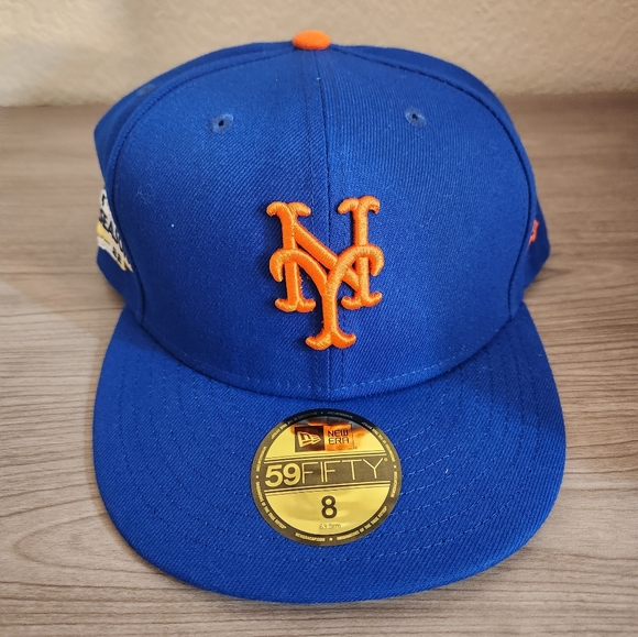 New Era New York Mets 2022 Postseason 59FIFTY Fitted 8 Hat - Picture 1 of 4
